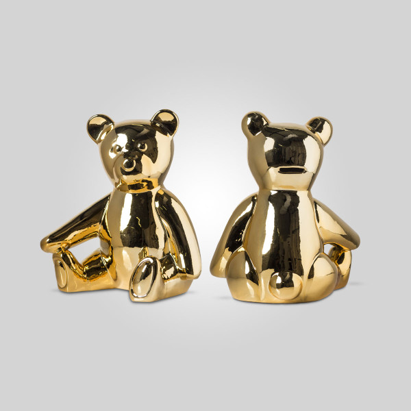 TEDDY MONEYBOX - gold