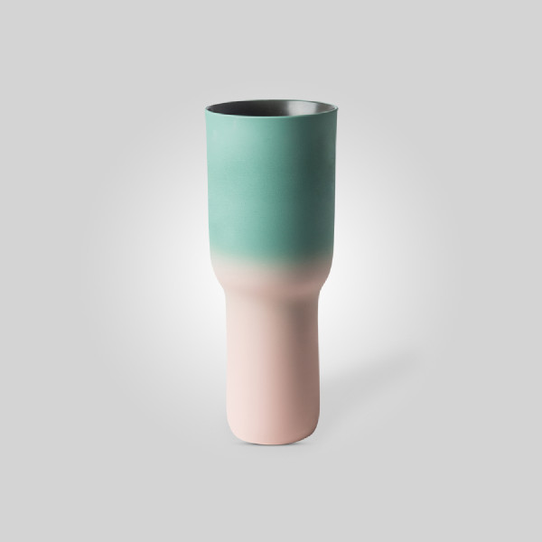 SHERBET VASE S - green - pink