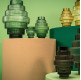 STEPS VASE S - green