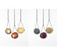 CAPSULA CIRCLE - transparent - opaline - grey - orange - black cable