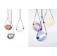 CAPSULA CIRCLE - transparent - opaline - grey - violet - black cable