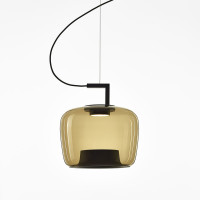 DOUBLE M PENDANT - smoke brown