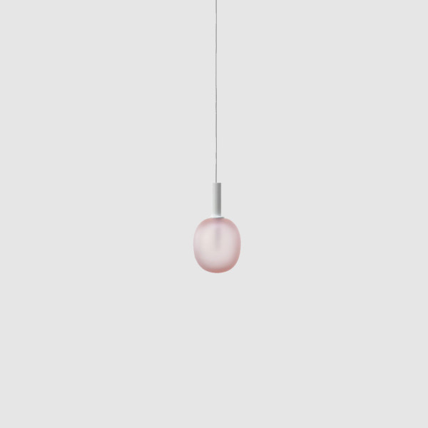 IVY SINGLE 15 - light pink - white - white cable