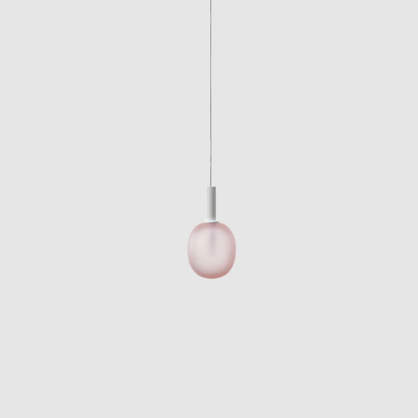 IVY SINGLE 16 - light pink - white - white cable