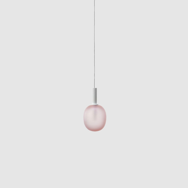 IVY SINGLE 17 - light pink - white - white cable