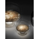 MACARON S - transparent - BROKISGLASS triplex opal matte - white oak - white cable