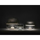 MACARON M - smoke grey - onyx honey - black oak - black cable