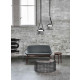 MONA S WALL - black - black oak - black lamp body