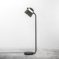 MONA M FLOOR - black - black lamp body - black cable