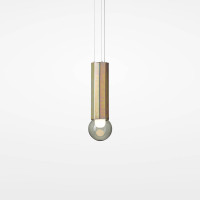 PRISMA PENDANT SINGLE S 350 - smoke grey - zinc