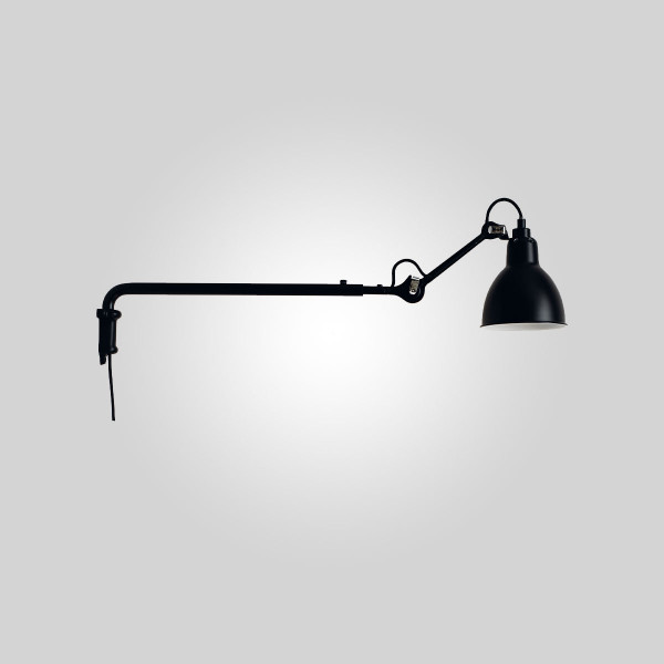 LAMPE GRAS 203 WALL ROUND - black - black