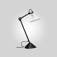 LAMPE GRAS 205 TABLE CONIC - black - white