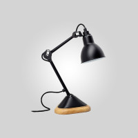 LAMPE GRAS 207 TABLE ROUND - black - black