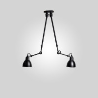 LAMPE GRAS 302 DOUBLE CEILING ROUND - black - black