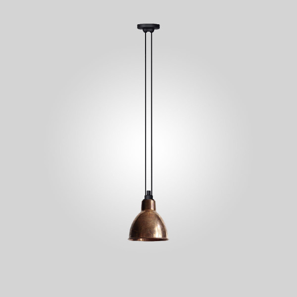 LES ACROBATES DE GRAS 322 L PENDANT ROUND - black - raw copper