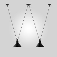 LES ACROBATES DE GRAS 324 L PENDANT CONIC - black - black