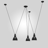 LES ACROBATES DE GRAS 325 L PENDANT ROUND - black - black