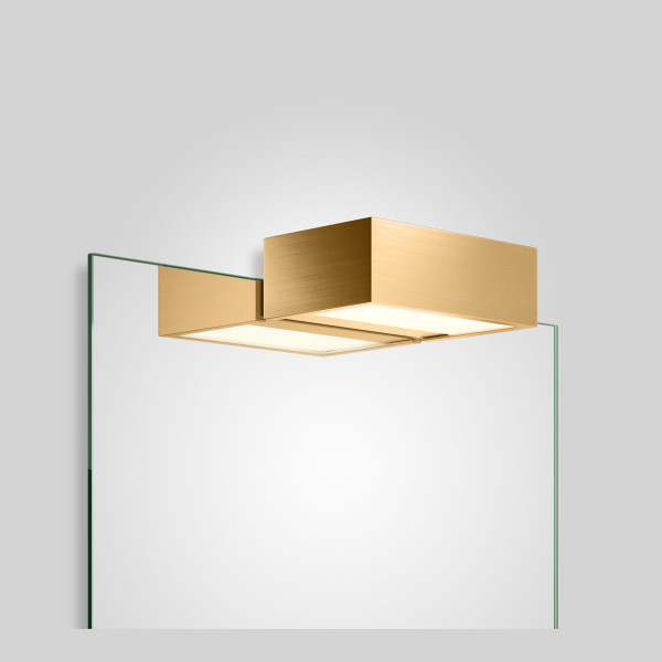 BOX 1-15 N LED SPIEGELAUFSTECKLEUCHTE - 2700K - gold matt