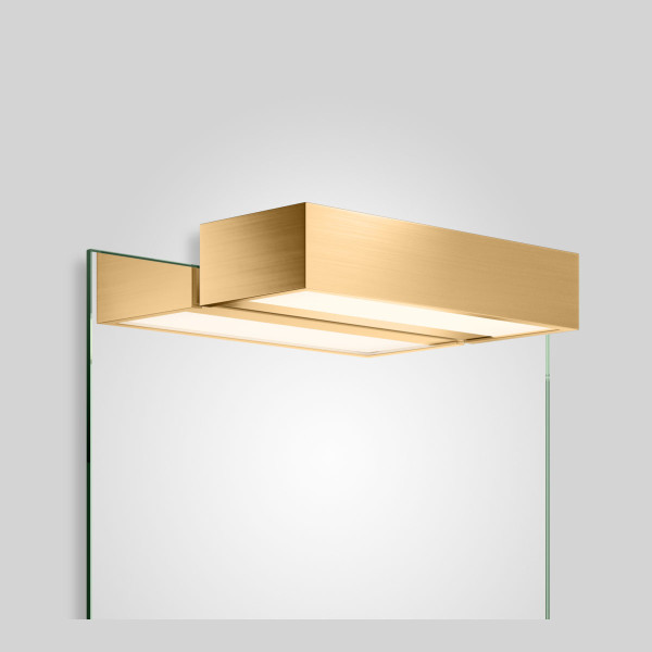 BOX 1-25 N LED SPIEGELAUFSTECKLEUCHTE - 2700K - gold matt