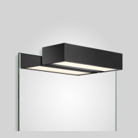 BOX 1-25 N LED SPIEGELAUFSTECKLEUCHTE - 2700K - schwarz matt