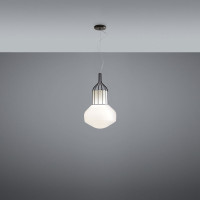 AÉROSTAT F27 PENDANT 33 - black chrome