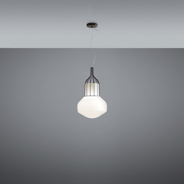 AÉROSTAT F27 PENDANT 33 - black chrome