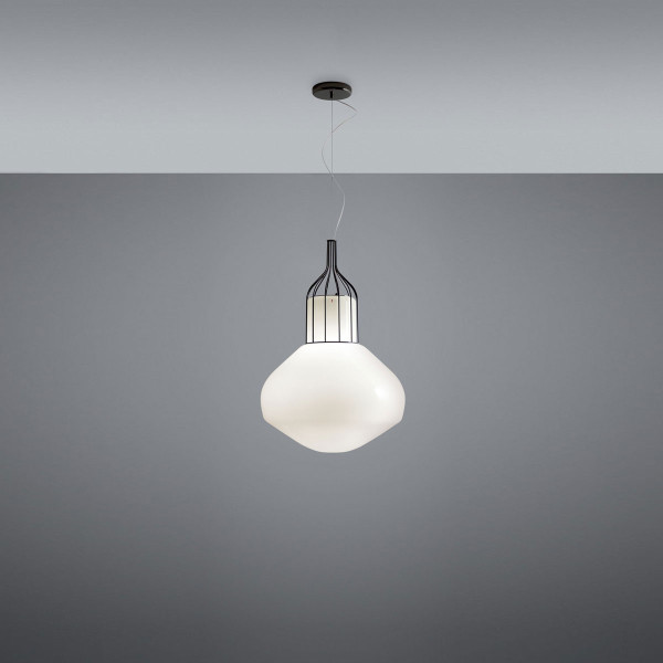 AÉROSTAT F27 PENDANT 43 - black chrome