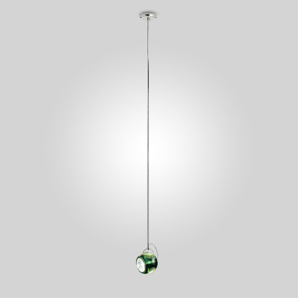 BELUGA COLOUR D57 SINGLE PENDANT FIX - green