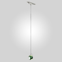 BELUGA COLOUR D57 SINGLE PENDANT TRACK - green