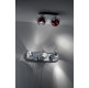 BELUGA COLOUR D57 WALL CEILING 3 SPOTS - red