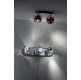 BELUGA COLOUR D57 WALL CEILING 2 SPOTS - red