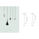 BIJOU D75 PENDANT 16 - chrome