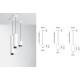 CLAQUE F43 PENDANT 20 - white