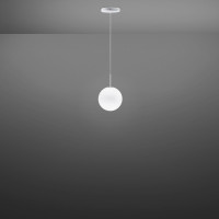 LUMI F07 SFERA PENDANT 14 - white