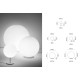 LUMI F07 SFERA TABLE 20 STEM - white