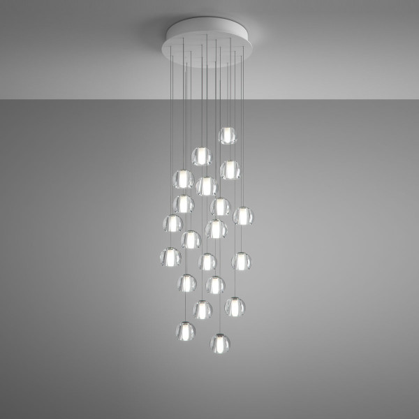 MULTISPOT F32 PENDANT BELUGA - 20 spots round