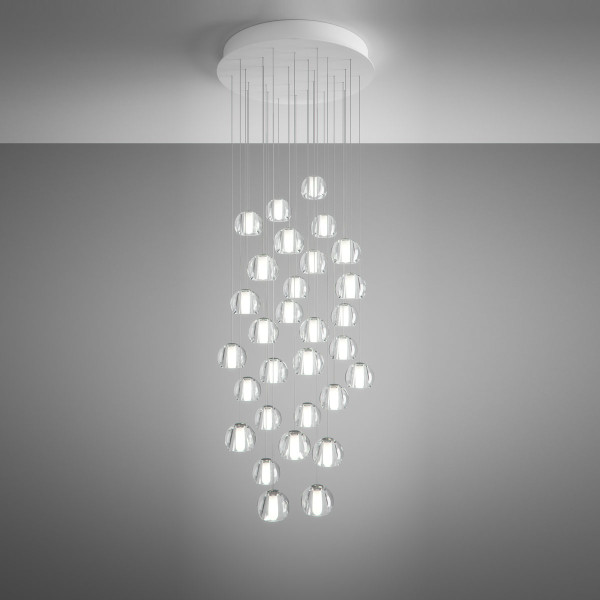 MULTISPOT F32 PENDANT BELUGA - 30 spots round