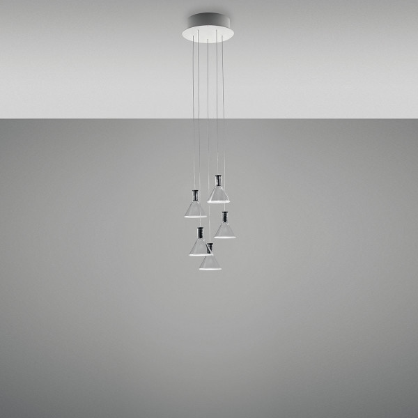 MULTISPOT F32 PENDANT POLAIR - 5 spots round