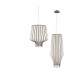 SAYA F47 PENDANT 48 - transparent - chrome