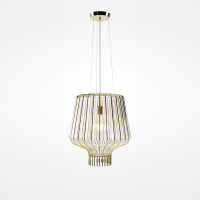 SAYA F47 PENDANT 40 - transparent - golden