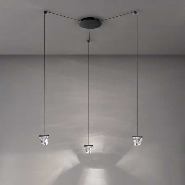 TRIPLA F41 MULTIPLE PENDANT 3 SPOTS - anthracite