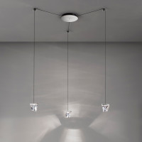 TRIPLA F41 MULTIPLE PENDANT 3 SPOTS - chrome