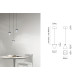 TRIPLA F41 SINGLE PENDANT - chrome