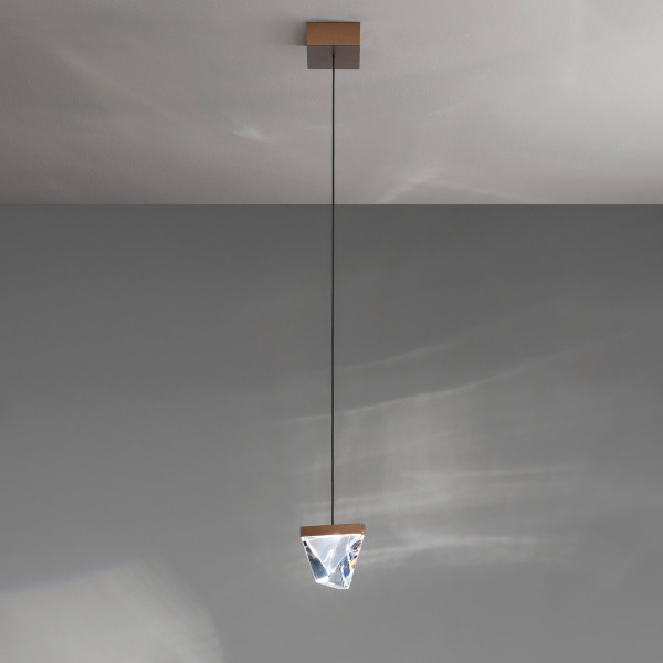 TRIPLA F41 SINGLE PENDANT - bronze