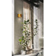 LOLA WALL OUTDOOR 929.44 - brass oxidized - coffee