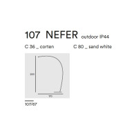 NEFER FLOOR OUTDOOR 107.67 - structure only - sand white
