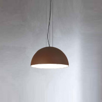 RUGIADA PENDANT 122.24 - corten - white opaque