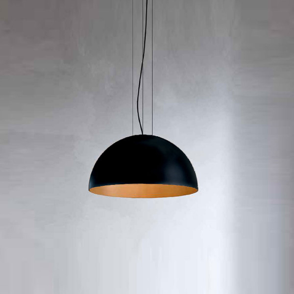 RUGIADA PENDANT 122.24 - matte black - goldfoil