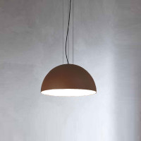 RUGIADA PENDANT 122.25 - corten - white opaque