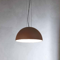 RUGIADA PENDANT 122.26 - corten - white opaque